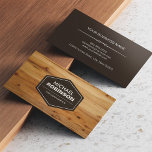 Style moderne du grain de bois<br><div class="desc">Ce design allie harmonieusement le charme du grain de bois à l'élégance du design moderne. La texture du grain de bois ajoute un sens de l'authenticité et de l'artisanat, ce qui en fait un choix idéal pour les artisans, les charpentiers ou les concepteurs de meubles. Ce qui distingue cette carte...</div>
