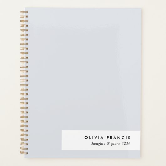 Style moderne minimal bleu gris couleur 2026 (Devant)