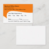 Style moderne Nomination Carte de visite en vrac (Devant / Derrière)