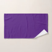 Style moderne Royal violet violet couleur solide p (Serviette à main)