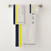 Style moderne simple Côtier jaune, noir et blanc (En situation)