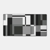 Style Mondrian noir et blanc Abstrait Géométrique (Recto)