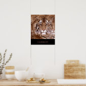 Stylé Motivational Leadership Tiger Poster (Cuisine)