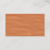 Style occidental en cuir 6 Carte de visite (Dos)