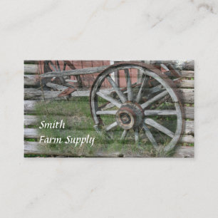 Style occidental Rustique Wagon Wheel Carte de vis