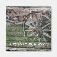 Style occidental Rustique Wagon Wheel Magnet