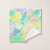Style Pale Pastel couleurs Art Abstrait (Gant de toilette)