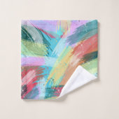 Style Pastel Colors Art Abstrait (Gant de toilette)
