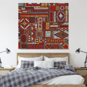 Style Patchwork Impression ethnique brodée (Insitu(Chambre))