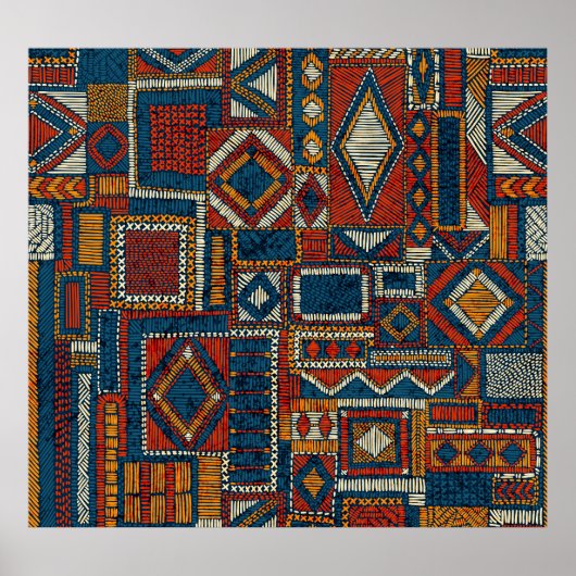 Style Patchwork Impression Vintage brodée (Devant)