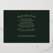 Style Peint Nativité Scène de Vacances Carte (Verso)