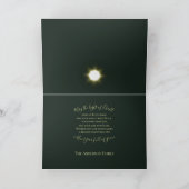 Style Peint Nativité Scène de Vacances Carte (Intérieur)