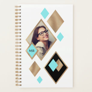 Style Photo Diamond géométrique avec Monogramme