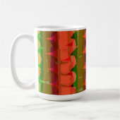 Style Primitif Coloré Expressionnisme Art Mug (Gauche)