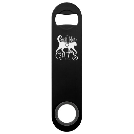 Style Real Men Love Cats sur un décor noir (Devant)