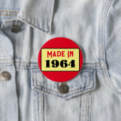 Style rétro 60e anniversaire badge 1964 (En situation)