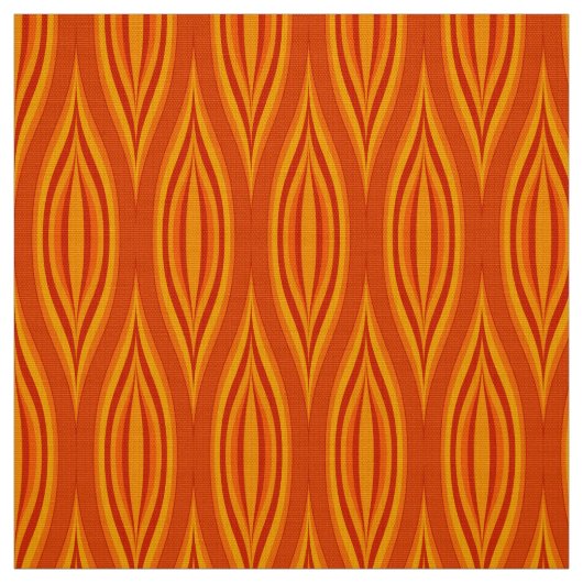 Style rétro 60s les années 70 tissu motif (Échantillon)