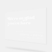 Style rétro blanc Si content que vous soyez ici Fr (Angle)