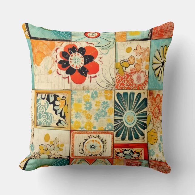 Style rétro Coussin sans couture (Recto)