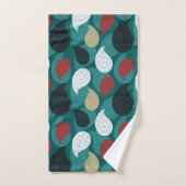 Style rétro dans une spirale de couleurs attrayant (Serviette à main)