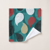 Style rétro dans une spirale de couleurs attrayant (Gant de toilette)