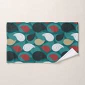 Style rétro dans une spirale de couleurs attrayant (Serviette à main)