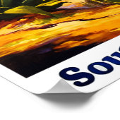 Style rétro Mexique Travel Poster (Coin)