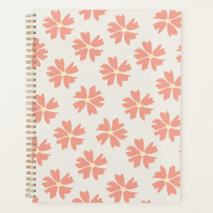 Style rose floral décalé blanc