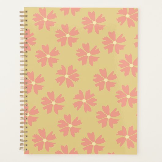 Style rose floral motif jaune (Devant)