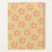 Style rose floral motif jaune (Dos)
