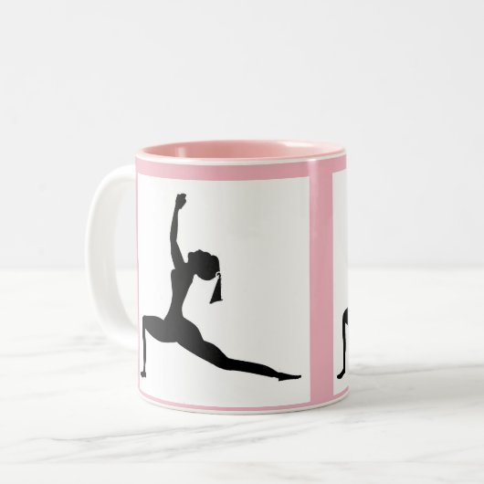 Style rose pâle : Mug Classique / Coffee Cup (Devant gauche)