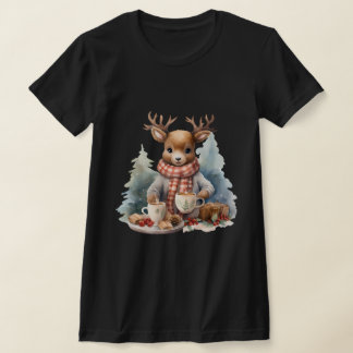Style rustique de Noël t-shirt adulte