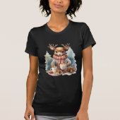 Style rustique de Noël t-shirt adulte (Devant)