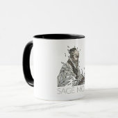 Style sage 2 de tasse de mode - "sauge de peinture (Devant gauche)