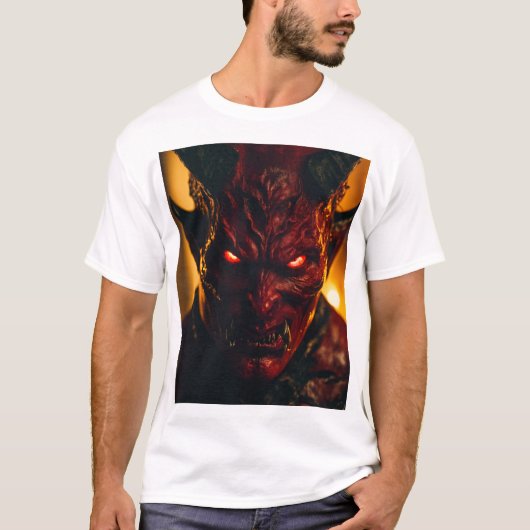 Style satanique : Embrassez votre t-shirt Inner De (Devant)