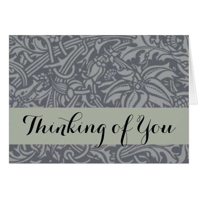 Style Scottish Thistle Knot William Morris (Devant horizontal)