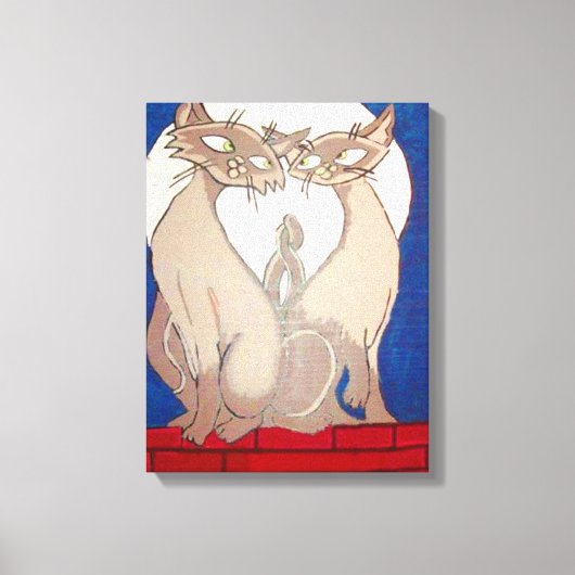 Style siamois sur toile avec options (Recto)