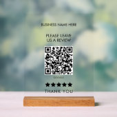 Style S'Il Vous Plaît Nous Laisser Un Avis QR Code (Neutre)