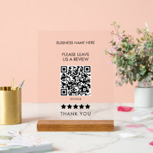 Style S'Il Vous Plaît Nous Laisser Un Avis QR Code