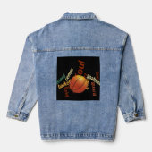 Style Slam Dunk : Veste Denim Inspiré Du Basket (Verso)