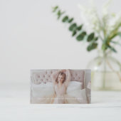 Style sophistiqué 2 Carte de visite de la photogra (Debout devant)