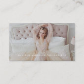 Style sophistiqué 2 Carte de visite de la photogra (Devant)