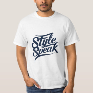 Style Speak T-shirts - Vetgedrukte Mode uitspraken