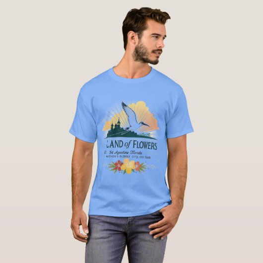 Style St Augustine Basic Dark T-Shirt (Devant entier)