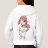 Style : Sweat - shirt à capuche de la fille de rep (Dos)