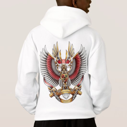 Style : Sweat - shirt à capuche de repoussoir pour (Dos)