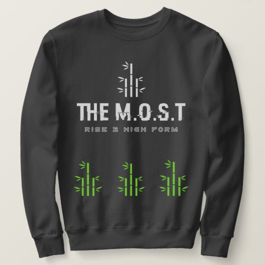 Style : Sweatshirt basique pour homme (gris foncé) (Design devant)