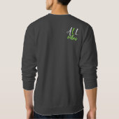 Style : Sweatshirt basique pour homme (gris foncé) (Dos)