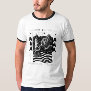 Style : T-shirt à encolure ras-du-cou homme de bas