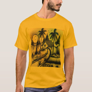 Style : T-Shirt foncé basique confortable